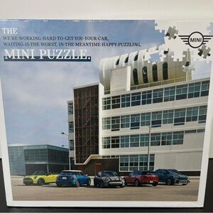 Brand new 1000 piece Mini Cooper puzzle. Never opened.